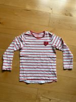 Tchibo langarm Shirt rot weiß gestreift 122 128 Bayern - Uttenreuth Vorschau