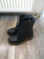 Dr. Martens 1490 Gr. 37 10-Loch Stiefel Boots schwarz Glattleder Düsseldorf - Unterbach Vorschau