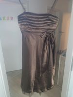 Kleid halblang, glänzend braun Größe 42 Bayern - Marktsteft Vorschau