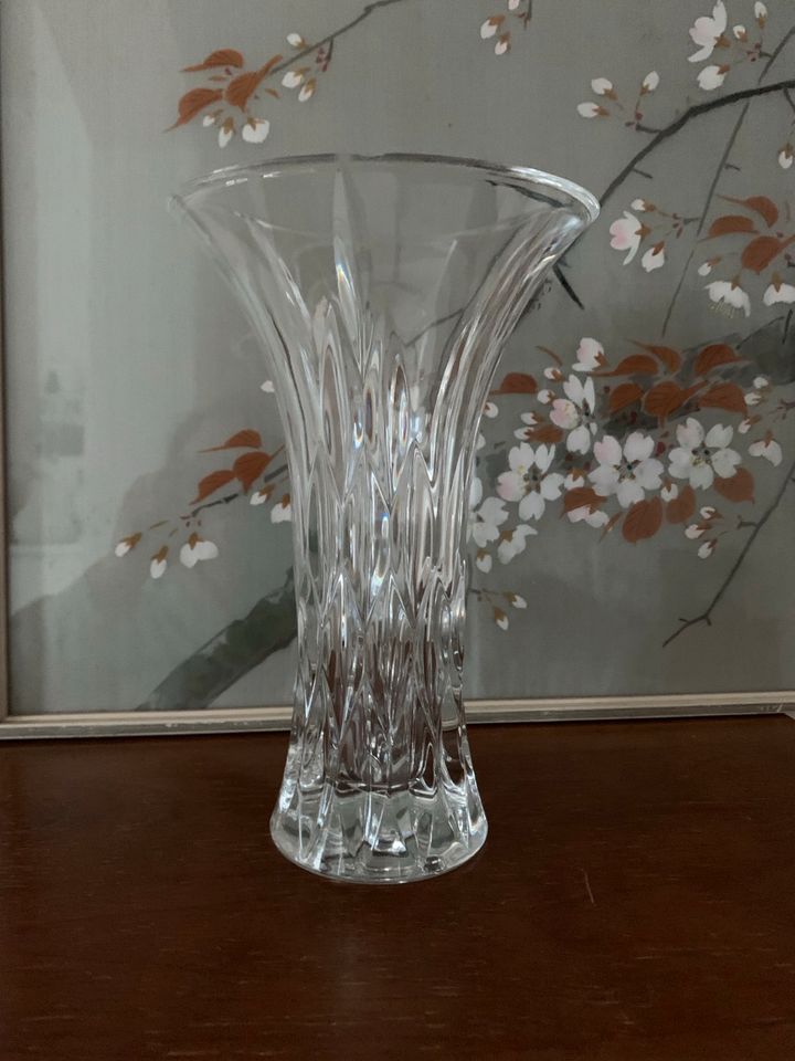 Vase Kristall große Tulpenvase Zierschliff Vintage 60er Nachtmann in Neu-Isenburg