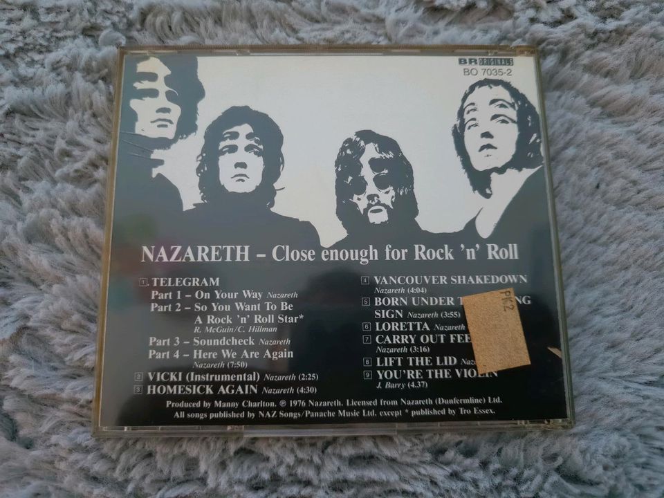 Nazareth CD Album Erstausgabe Close enough for Rock N Roll in Duisburg