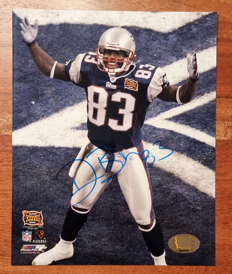 New England Patriots Autogramm 20x25 unterschrieben Deion Branch in Köln