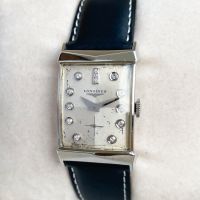 Longines Vintage 14K Weißgold mit Diamantbesatz 22 mm Handaufzug Innenstadt - Köln Altstadt Vorschau