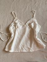 Babydoll top schößchen flowy Sommer binden Detail Muster cami Hessen - Kassel Vorschau
