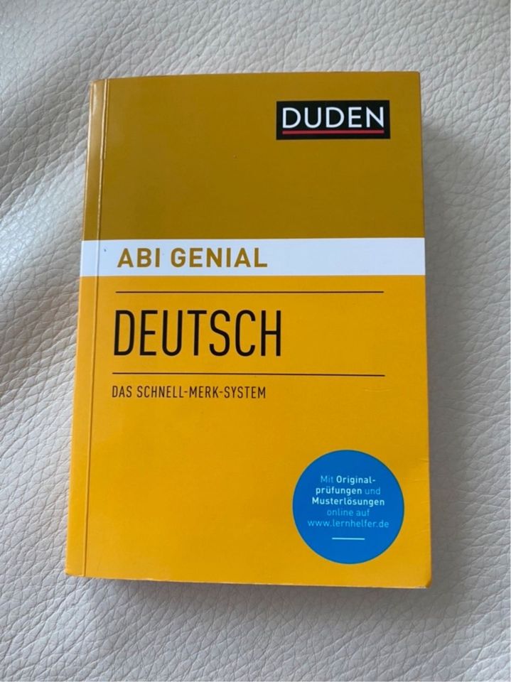 Abi Genial Deutsch - das Schnell-Merk-System Dudenverlag in München