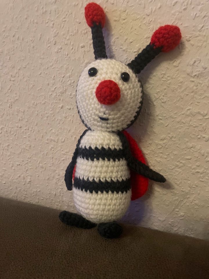 Marienkäfer gehäkelt unbespielt Amigurumi in Heidesee