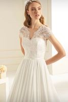 Brautkleid Vintage Größe 40/L Bianco Evento (38/M) Baden-Württemberg - Affalterbach   Vorschau