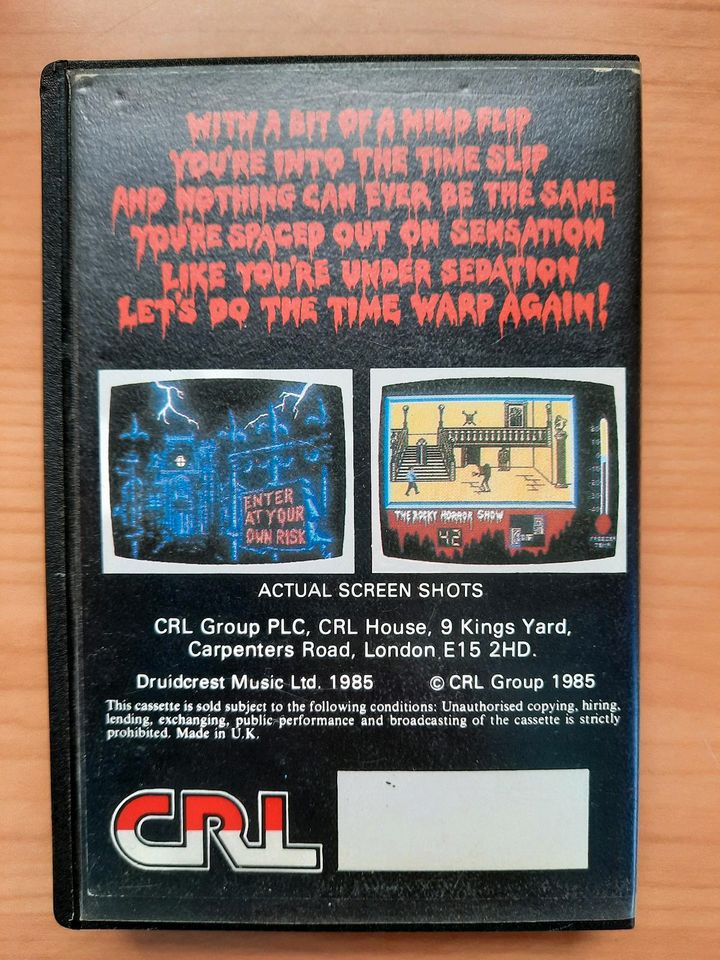 Rarität Commodore C64 Spiel Datasette Rocky Horror Show 1985 in Pliezhausen