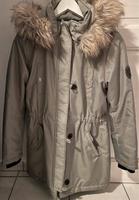 Beige - grauer Winterparka Saarland - Nalbach Vorschau