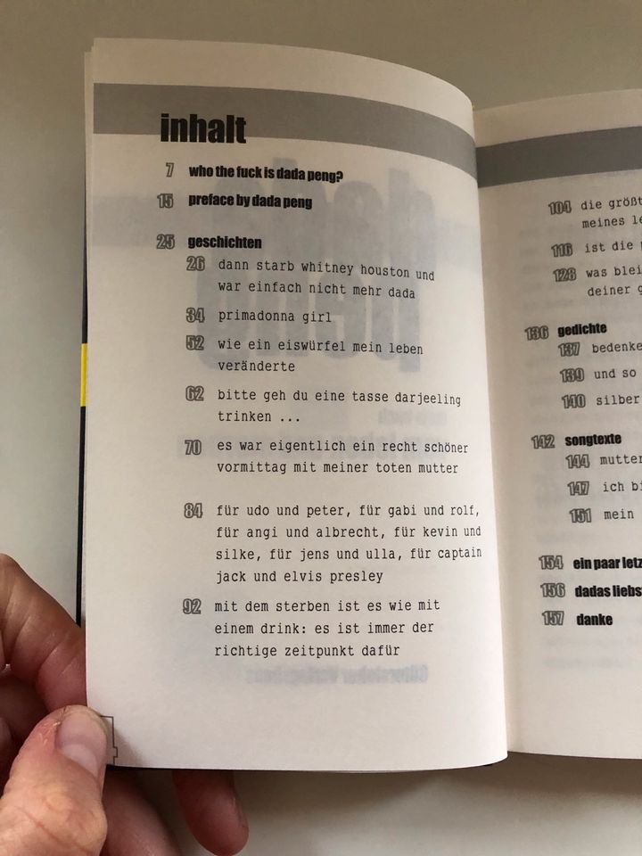 Dada Peng Mein Buch vom Leben und Sterben in Berlin