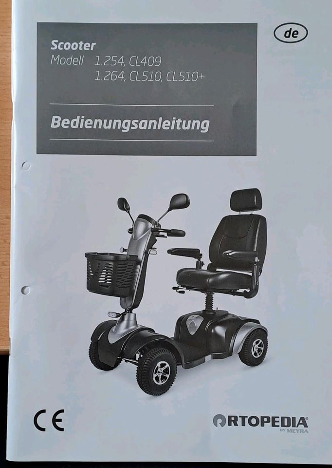 MEYRA Krankenfahrstuhl/ City Liner/ Elektro-Rollstuhl/ E-Mobil in Naumburg (Saale)