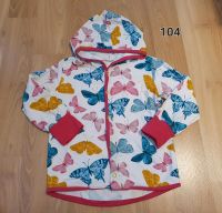 Leichte Jacke Jersey Schmetterlinge hoodie 104 diy handmade Brandenburg - Strausberg Vorschau