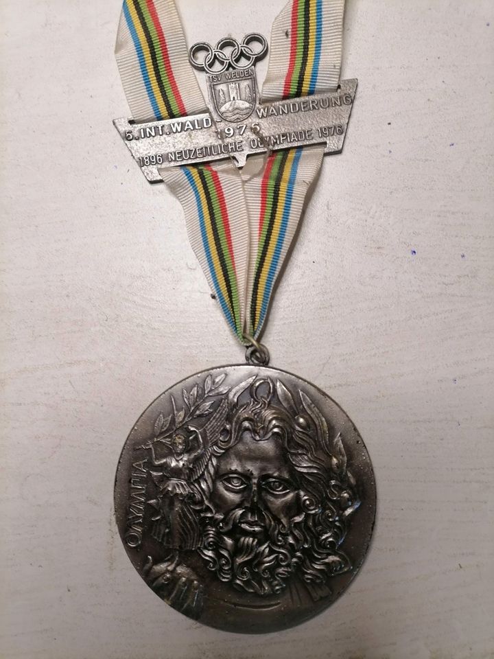 Olympia-Gedenk-Medaille TSV Welden 1976 in Kirchham