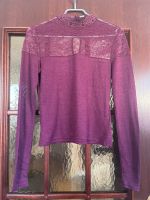 H&M Damen Feinstrick Pullover S weinrot Hessen - Babenhausen Vorschau