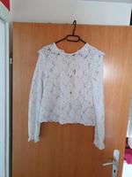 H&M Bluse Sommer Spitze mit Schnürung hinten weiß Gr 38 Nordrhein-Westfalen - Bönen Vorschau