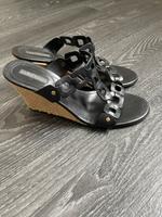 Görtz High Heel Leder Keilpantolette, schwarz, Gr. 40, getragen Bayern - Ansbach Vorschau