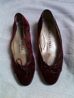 Damen Ballerina Franco Colly Milano bordeauxrot m glitzer Steinen Brandenburg - Heidesee Vorschau