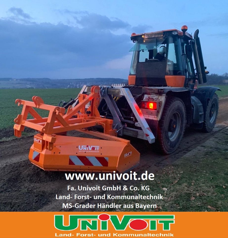 MS Grader f. Unimog MB trac Traktor Forst Bau Straßenhobel Wege in Warmensteinach