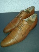 Italienische Herrenschuhe Vero Cuoio Gr 41 hellbraun Mitte - Wedding Vorschau