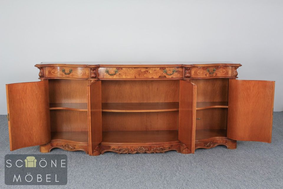 Schönes Barock Stil Sideboard Anrichte Kommode Schrank Chippendal in Berlin