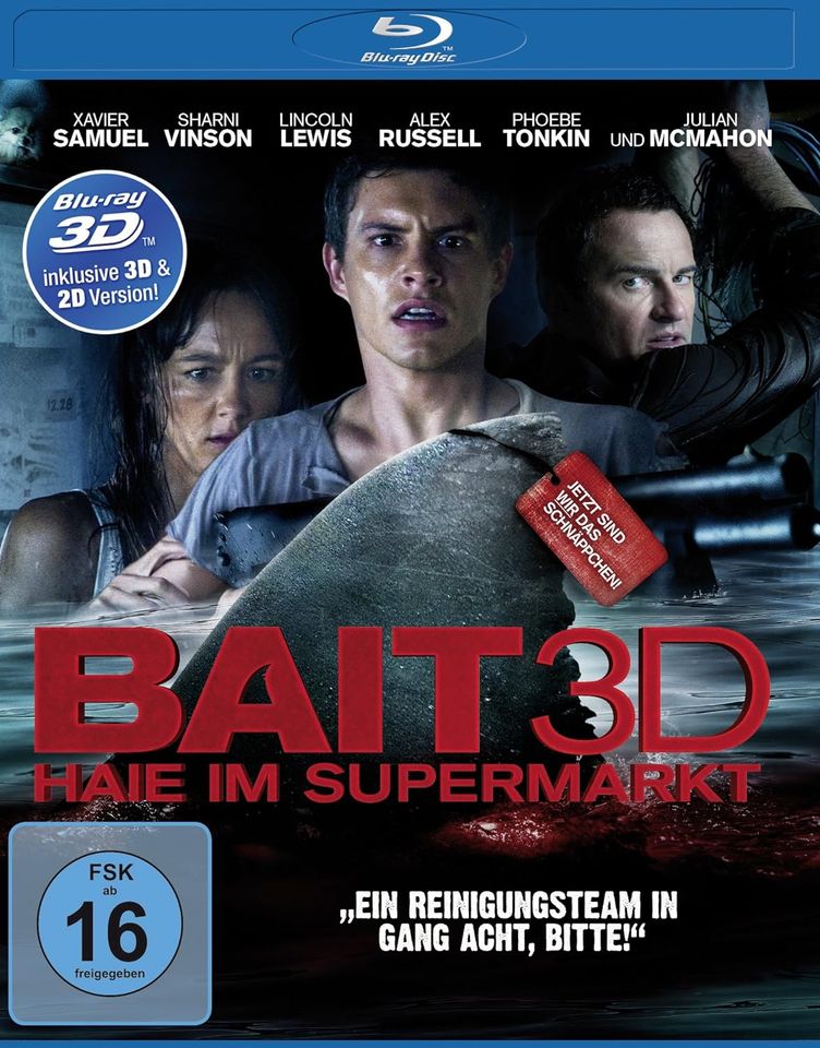 Bait - Haie im Supermarkt - 2D + 3D Bluray - wie neu - uncut in Elsdorf