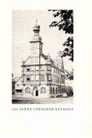 LORSCH - Programm Feierstunde 250 Jahre Rathaus Lorsch 1965 Baden-Württemberg - Mannheim Vorschau