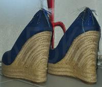 Wedges Espadrille Keil Absatz Blau Pumps Atmosphere Espandrills Berlin - Schöneberg Vorschau