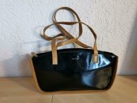 Bulaggi Handtasche/Schultertasche lack schwarz/beige Bayern - Aham Vorschau