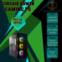 Corsair Power Gaming PC I9 13900KF, RTX 4090, 32 GB DDR5, 2TB SSD Nordrhein-Westfalen - Schöppingen Vorschau