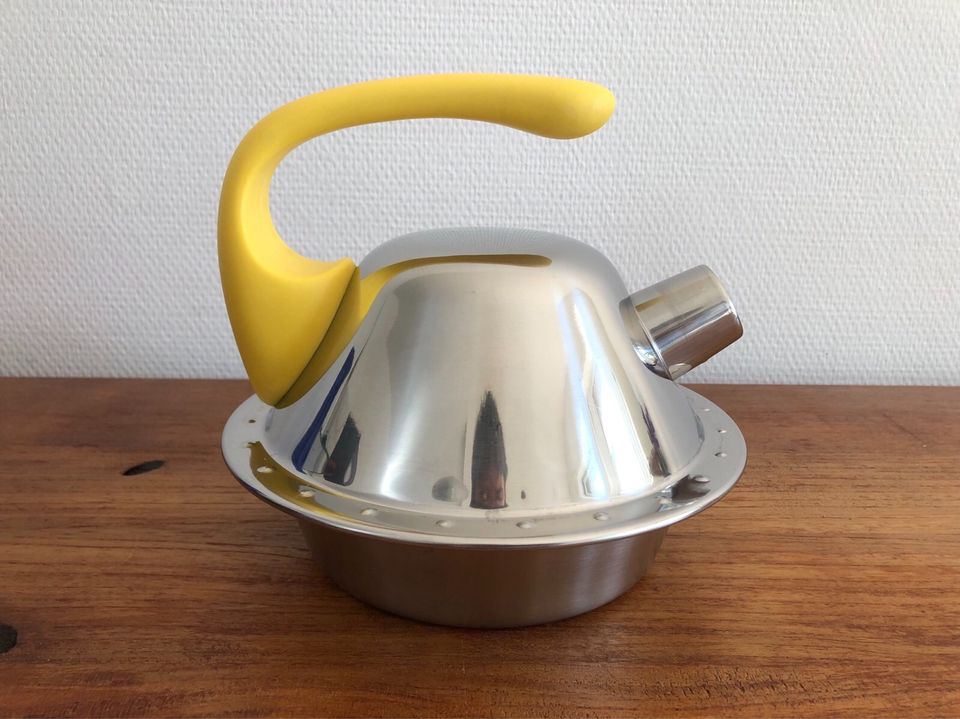 IKEA vintage Design Turtle Tea Kettle Wasserkocher UFO Edelstahl in Heidelberg