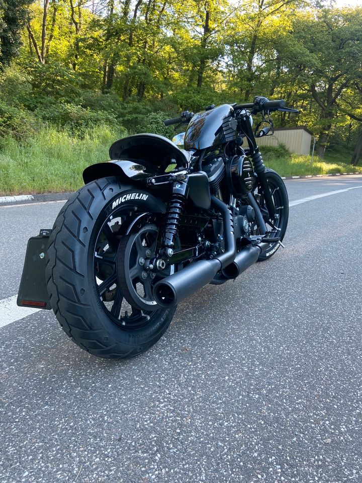 Harley-Davidson Sportster Iron 883 Bobber Kesstech Forty Eight in Weinsheim (Kr Bad Kreuznach)