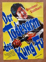 DER TODESARM DES KUNG FU - Kinoplakat A1 - Gefaltet / 1973 Hessen - Bensheim Vorschau