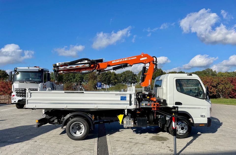 FUSO 7C18 Kran Kipper AK 57.3 > 2.500 KG Nutzlast in Lüneburg