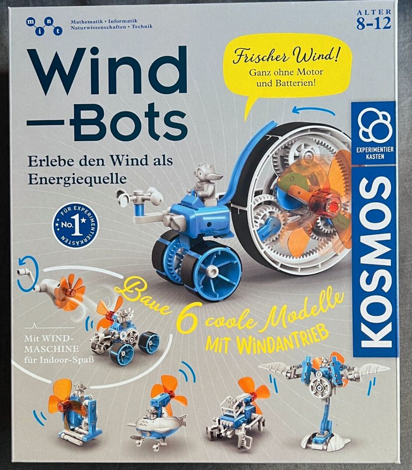 Kosmos 621056 - Wind Bots 6 Modelle Antrieb Windkraft 8-12 Jahre in Frankfurt am Main