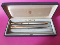 PARKER 45 Set, Füllhalter, Kugelschreiber, Box, Edelstahl matt. Nordrhein-Westfalen - Gütersloh Vorschau