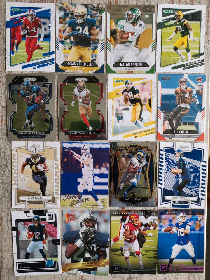 Football NFL Panini Sammelkarten. Trading Cards Mahomes, Purdy... in Reutlingen