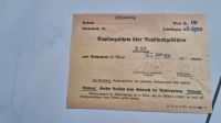 Alte Bescheinigung, Empfangsschein, Reichsmark, 1931 Niedersachsen - Bad Zwischenahn Vorschau