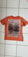 Kurzarmshirt, S. Oliver, orange mit Druck, Größe 164 Baden-Württemberg - Mönchweiler Vorschau