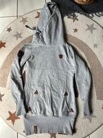 Naketano Pullover lang Kapuzenpulli M hellgrau Berlin - Tempelhof Vorschau