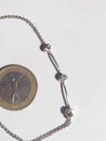 Zierliches Silber Armband mit 3 Edelsteinen Kiel - Gaarden Vorschau