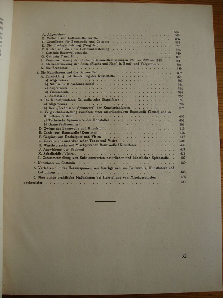 Otto Johannsen - Handbuch der Baumwollspinnerei - 1948 - Band 1-4 in Bremen