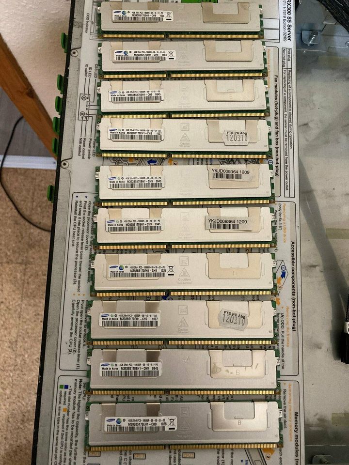 DDR3 ECC R Ram 2Rx4 pc3 10600r  4gb Module in Kaiserslautern