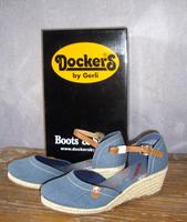 Damen DOCKERS WEDGES,Damenschuhe,Keilabsatz,Jeansoptik Nordrhein-Westfalen - Ratingen Vorschau