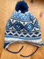 Bommel Wintermütze C&A 86cm 50/51 blau weiß Pankow - Prenzlauer Berg Vorschau