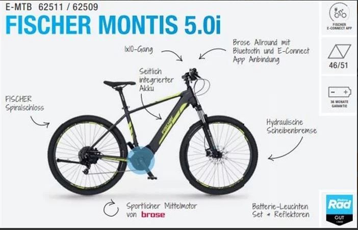 Fischer e-bike Montis 5.0i # e-bike # Einzelstück in Arnsberg