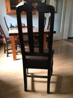 Sechs schöne, antike Holz-Stühle im Set | Lederbezug Buchholz-Kleefeld - Hannover Groß Buchholz Vorschau