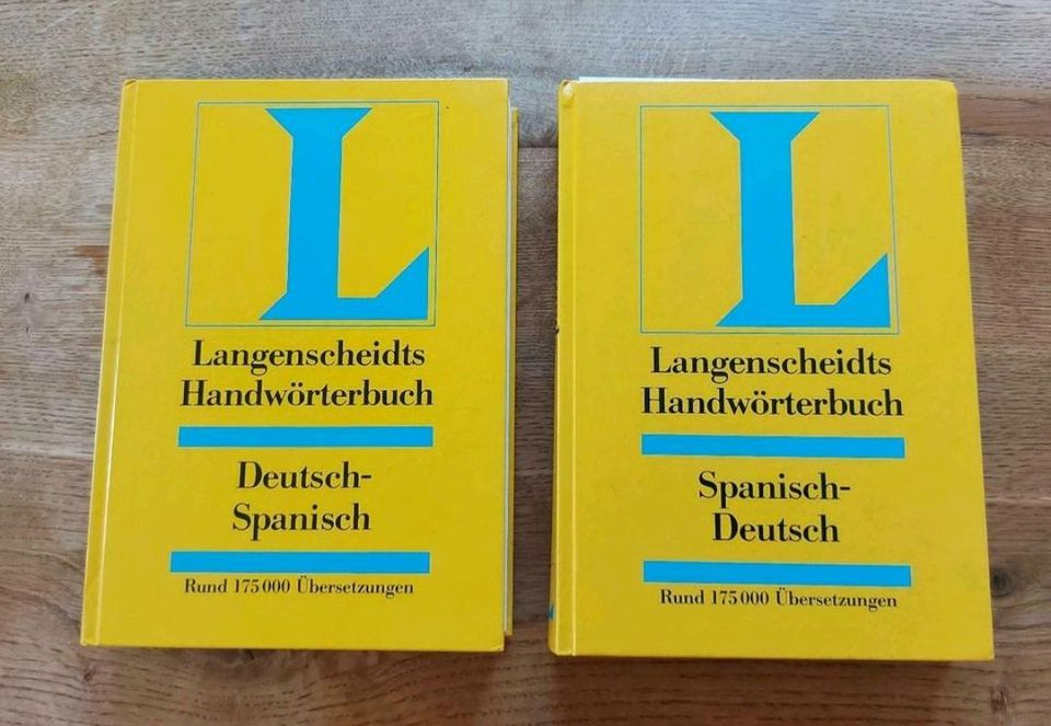 Buch Wörterbuch Langenscheidt Deutsch Spanisch groß gebunden in Verl
