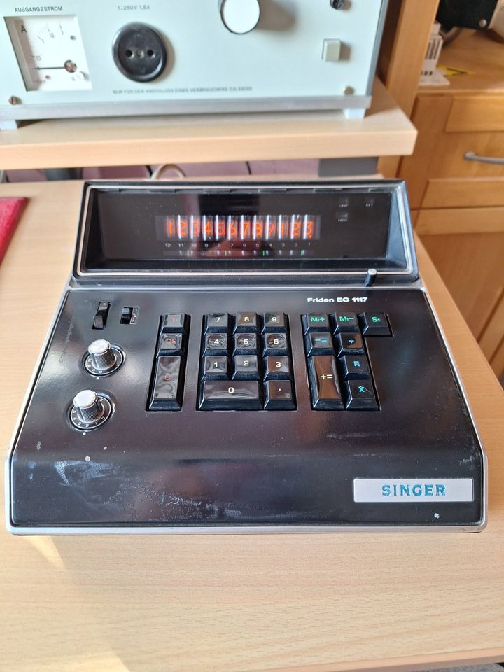 Friden EC 1117 Singer Tischrechner Rechner Calculator Nixie in Güsten