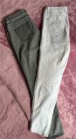 Graue Hose und weiße Jeans Größe 40 Leipzig - Grünau-Ost Vorschau