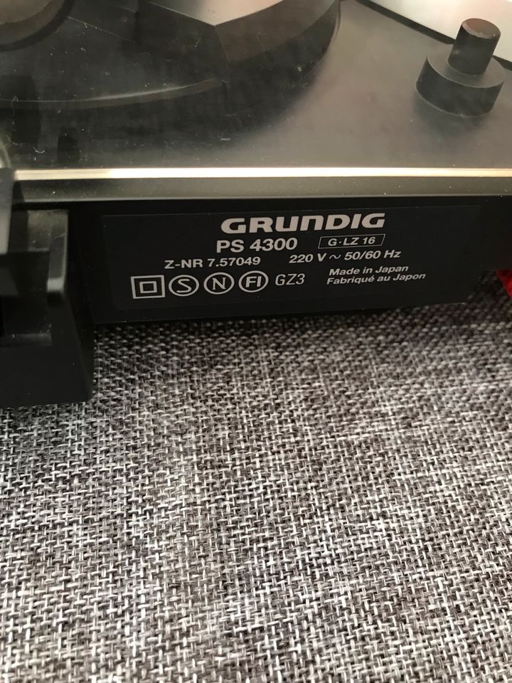 ❗️PREISSENKUNG ❗️Plattenspieler Grundig PS 4300 in Hohenlockstedt